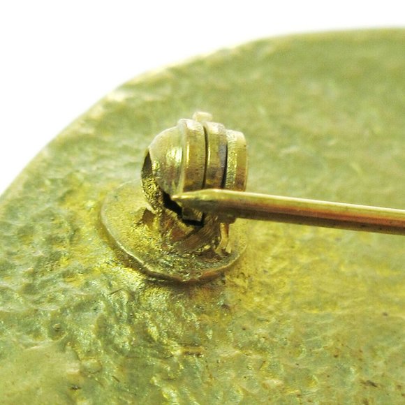 Authentic CHANEL CC Logos Medallion Motif Brooch Pin Corsage Gold-Tone 95P - Picture 2 of 5